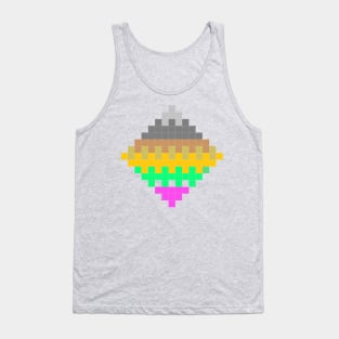 pixel pattern A Tank Top